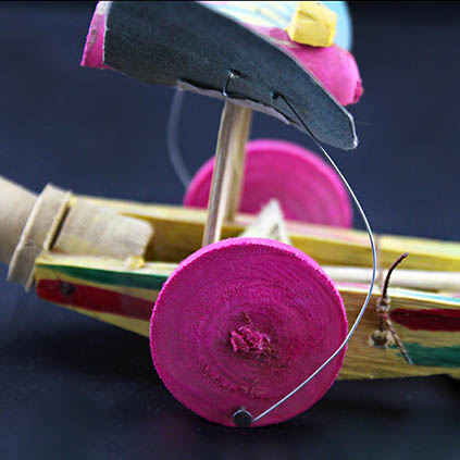 小兔兔民间工艺打鼓小车